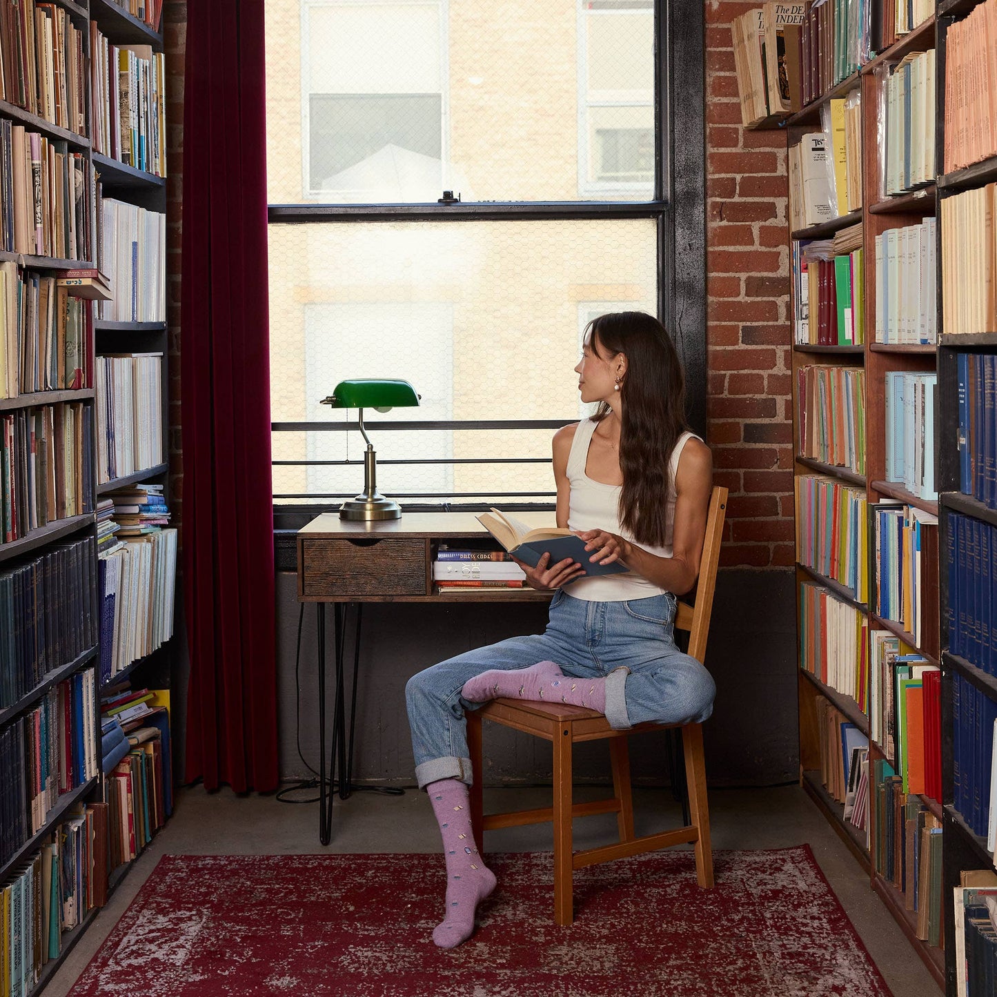 Socks that Give Books (Purple Books and Mugs)