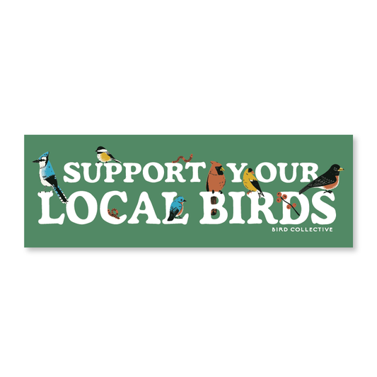 Backyard Birds Bumper Sticker