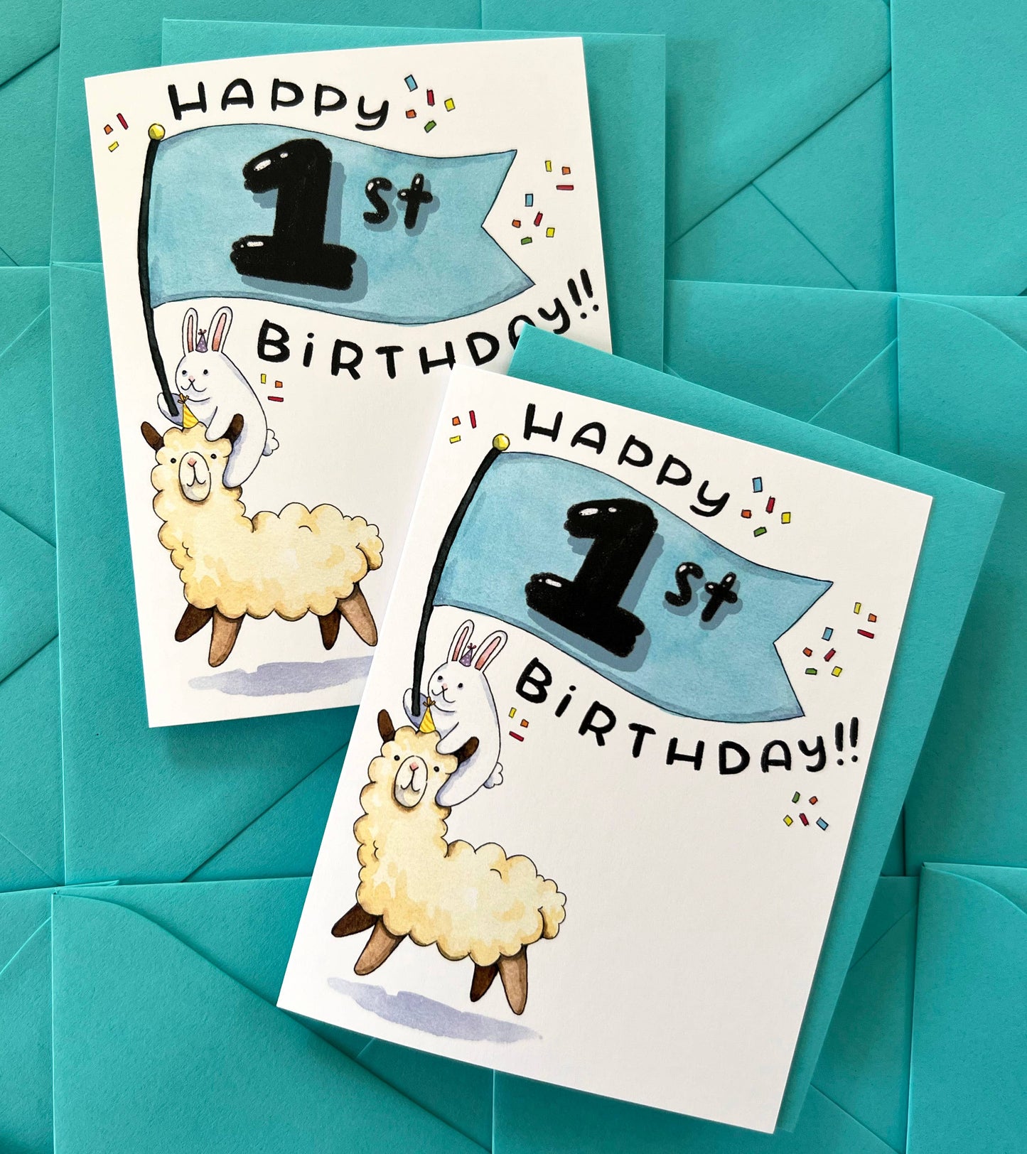 Happy 1st Birthday Card