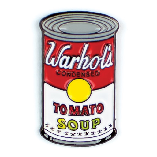 Warhol & Soup Can Pins