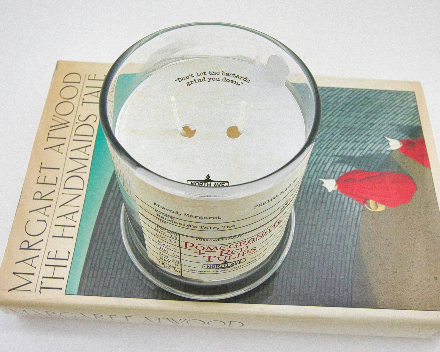 Banned Book Candle / The Handmaid’s Tale / Feminist Gift