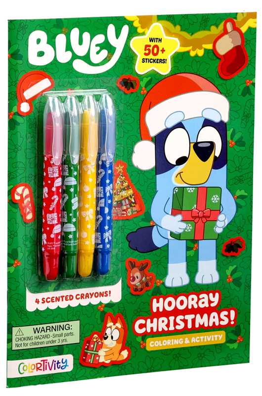 Bluey Colortivity: Hooray Christmas! by Delaney Foerster