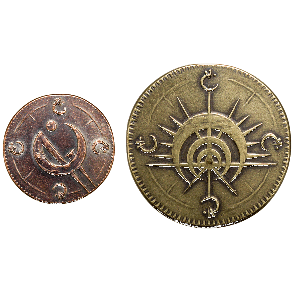 Mistborn Set #1 - Two Coins of The Final Empire