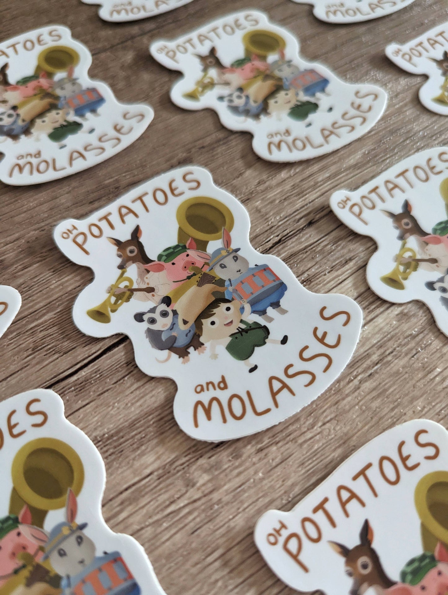 Oh Potatoes and Molasses - Cute Over the Garden Wall Sticker