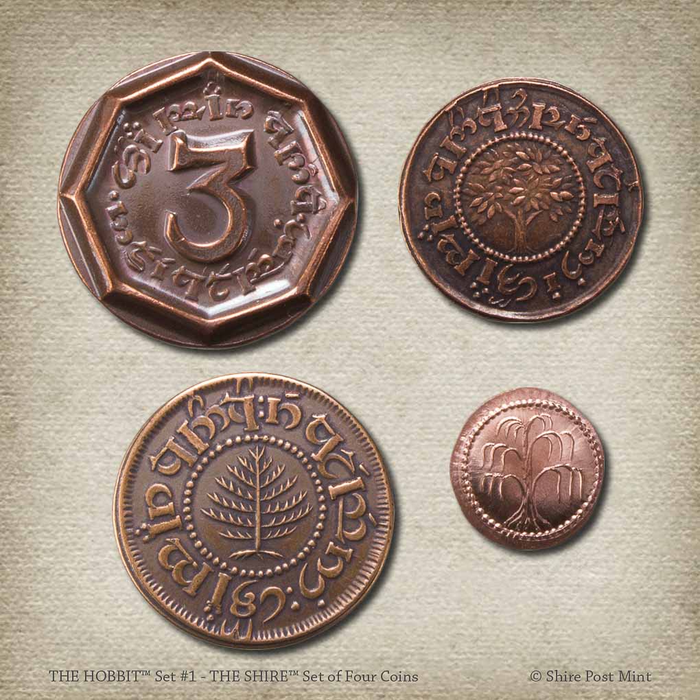 The Hobbit Set #1 - The Shire Set of Four Coins