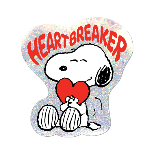 Heartbreaker / Valentine by Snoopy - Die-Cut Sticker