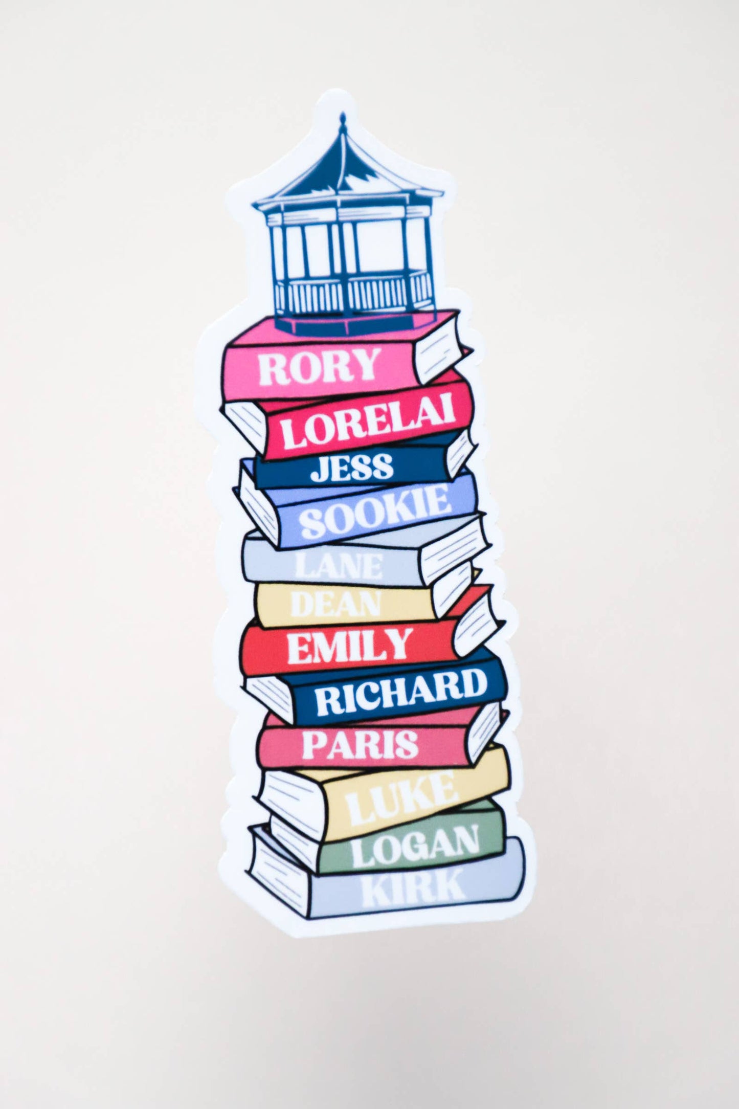 Gilmore Girls Bookstack Sticker