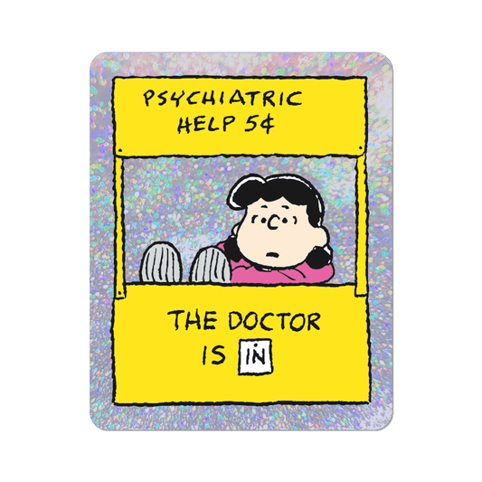 The Doctor is in by Peanuts - Die-Cut Sticker