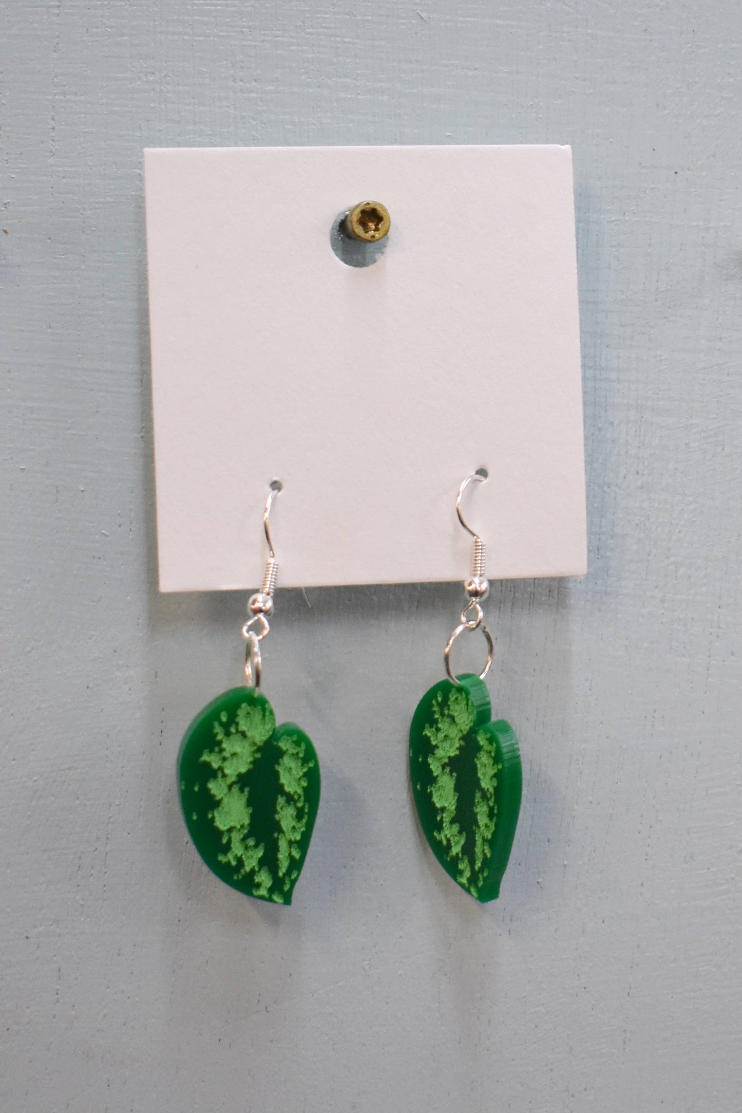 Satin Pothos Earrings