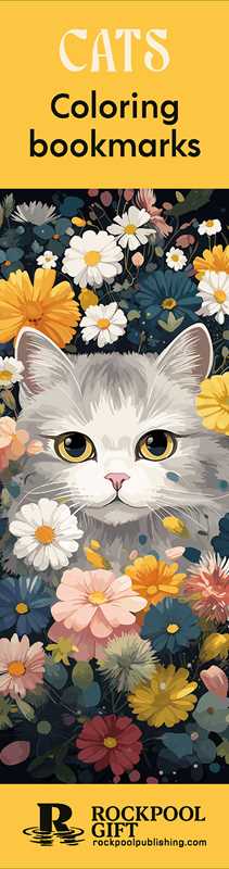 Cats Coloring Bookmarks by Rockpool  Publishing