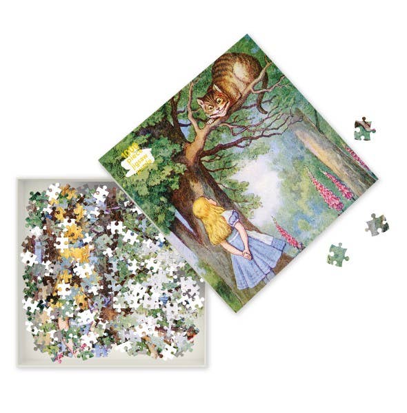 Alice And The Cheshire Cat 1000 Piece Jigsaw Puzzle