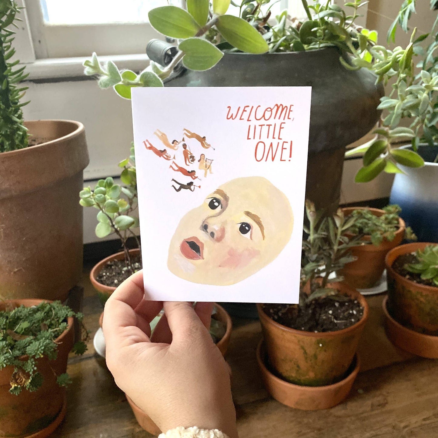 Welcome Little One Greeting Card