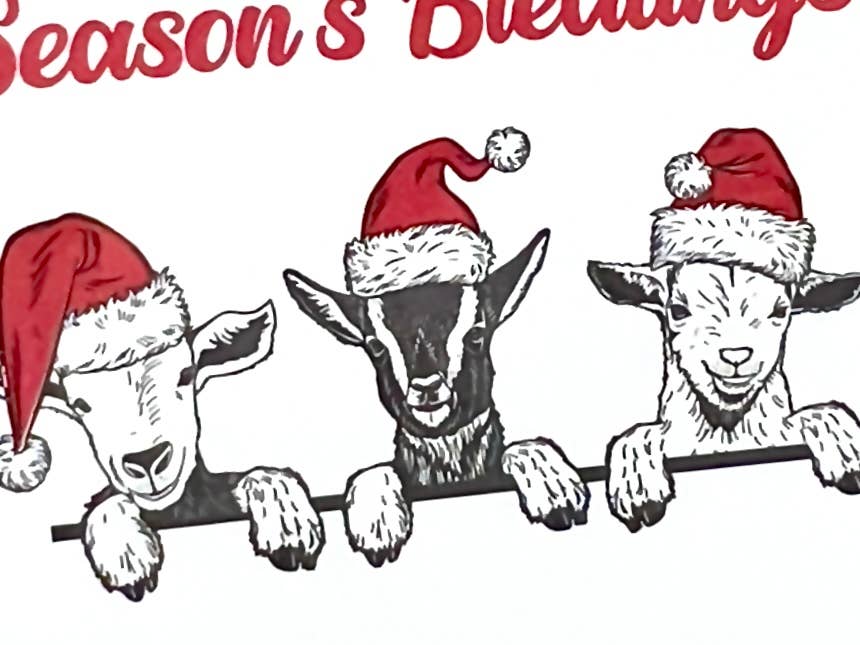 Season's Bleatings Card