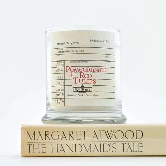 Banned Book Candle / The Handmaid’s Tale / Feminist Gift