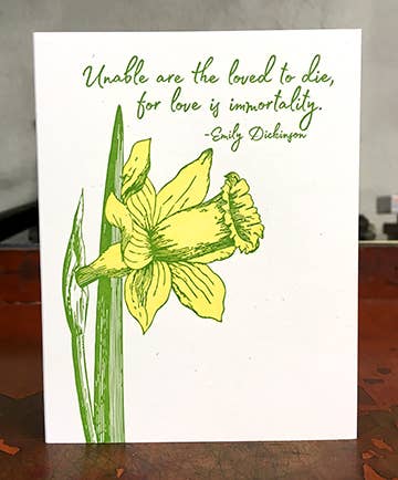 Immortality Greeting Card