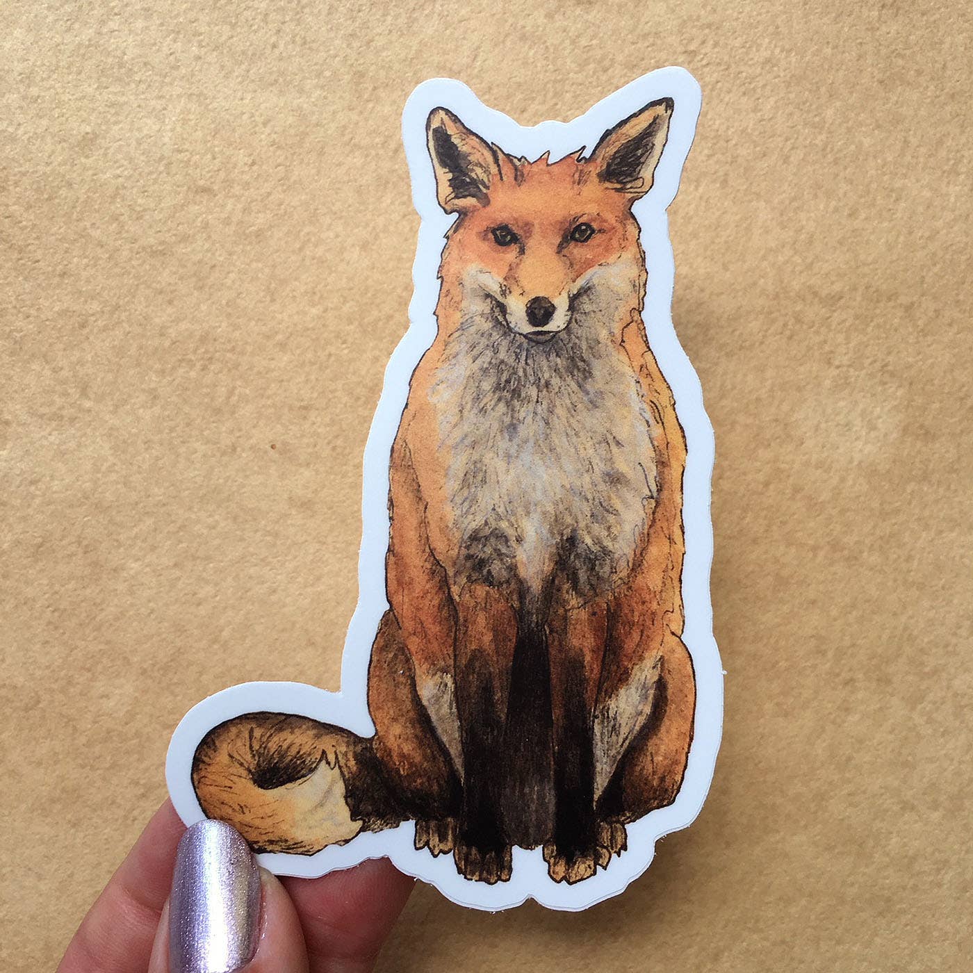 Red Fox Vinyl STICKER