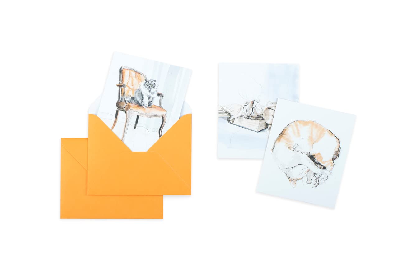 For the Love of Cats (20 Individual Notecards & Envelopes)