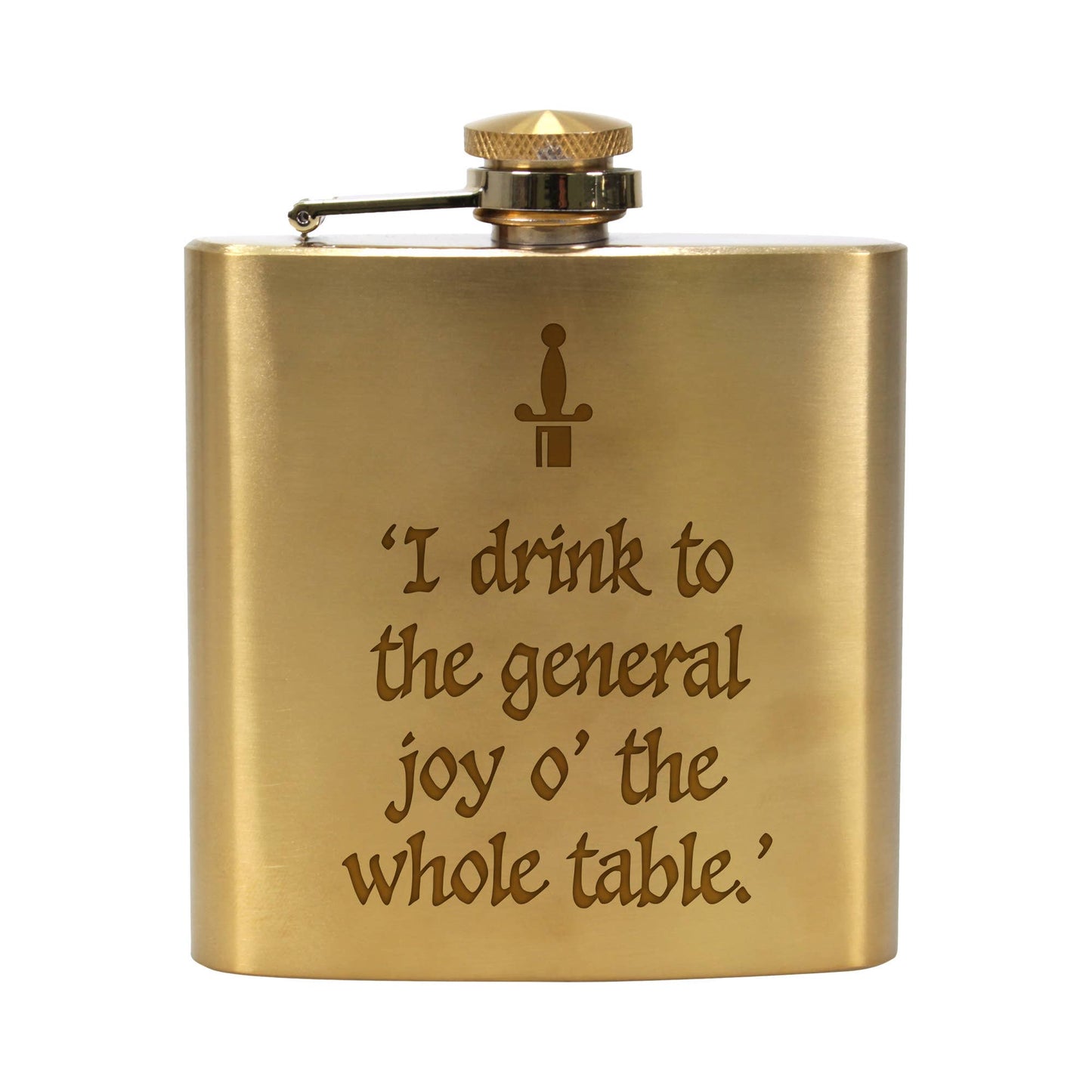 Hip Flask 7oz - Shakespeare (Macbeth)
