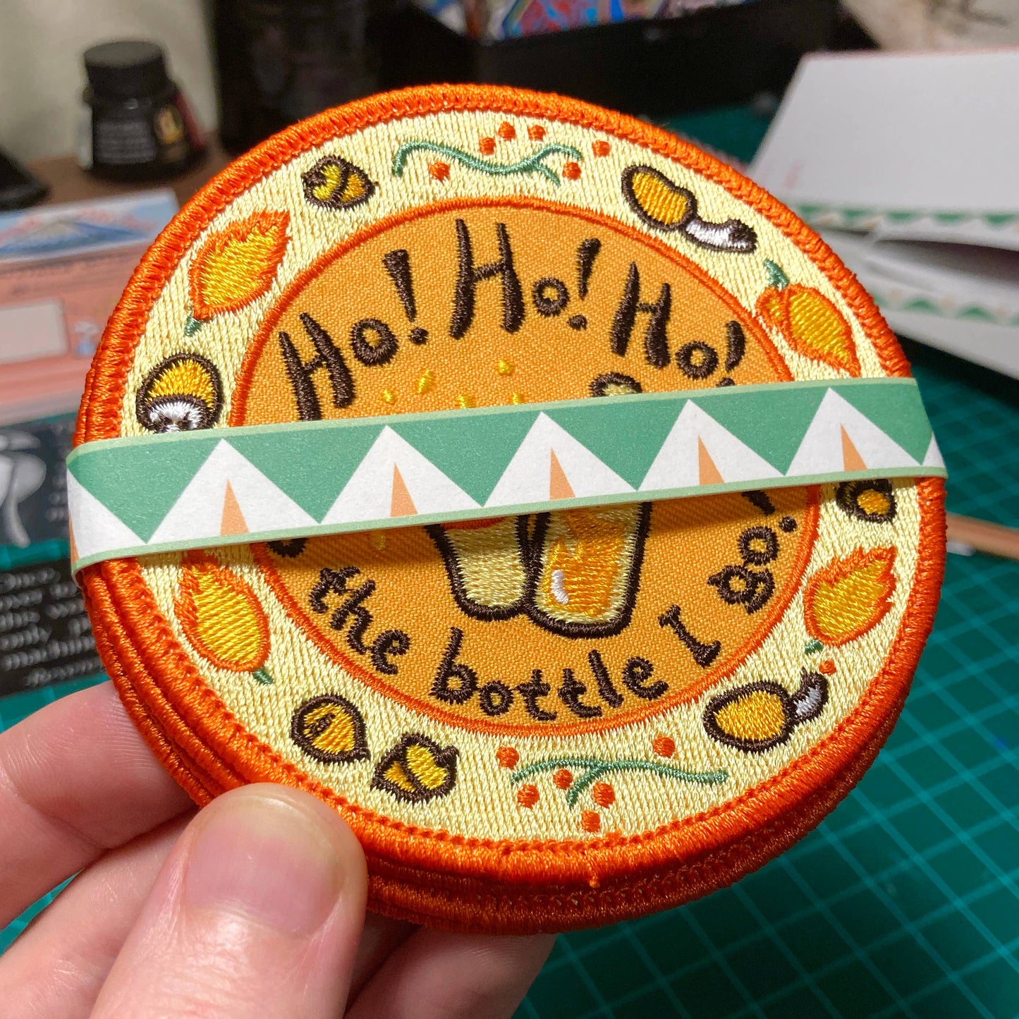Ho! Ho! Ho! Hobbit Patch Coaster