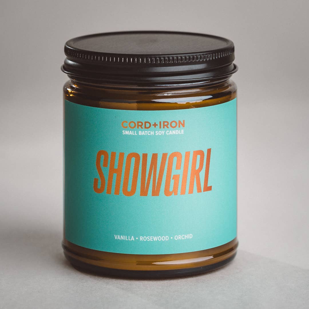 Showgirl – Vanilla & Rosewood Soy Candle Limited Release