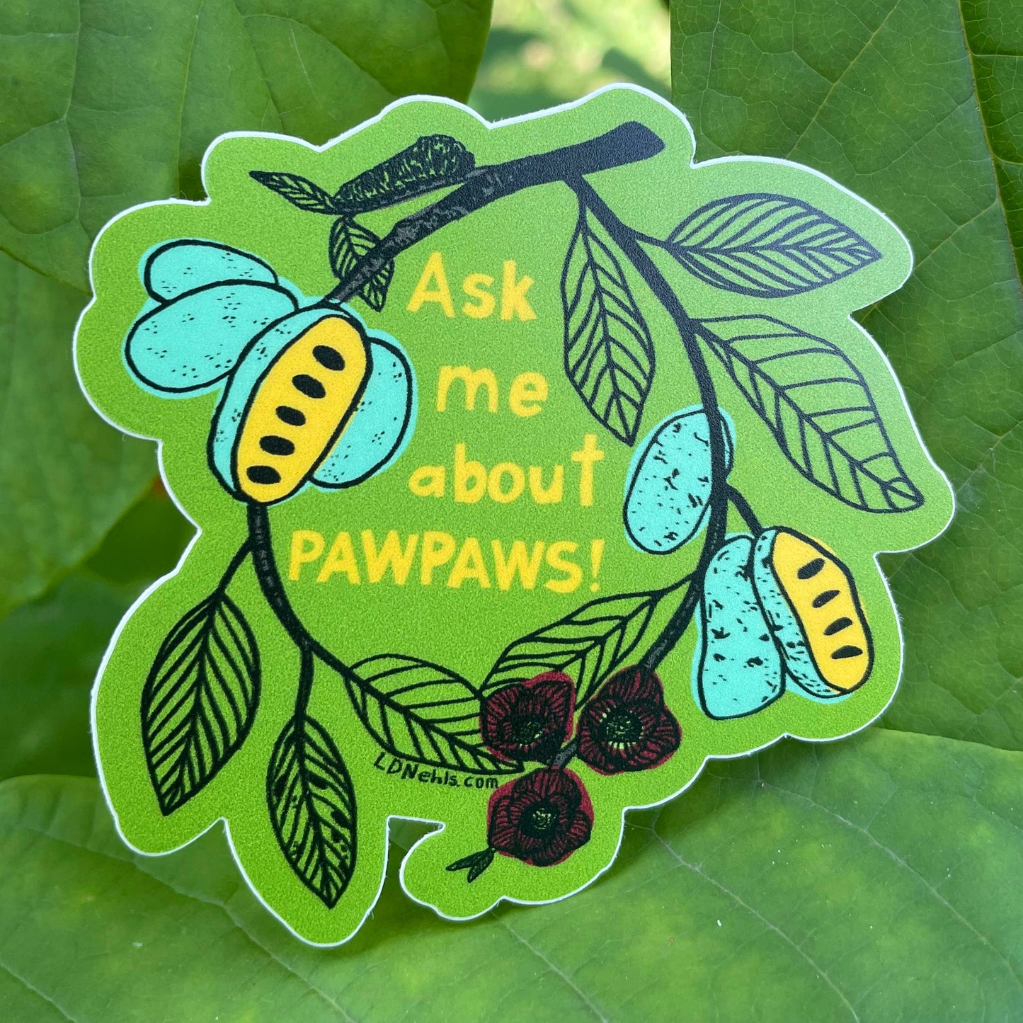Pawpaw Person Sticker