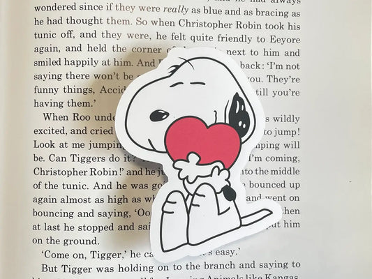 Valentine Day Snoopy waterproof vinyl sticker