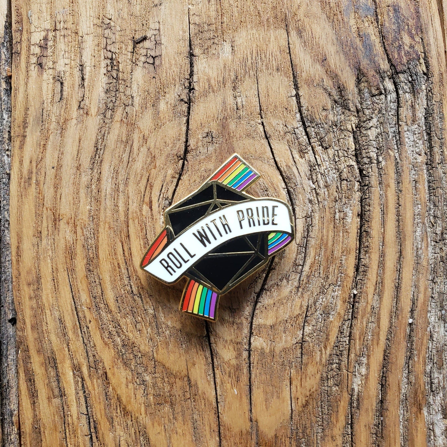 Roll with Pride Pin