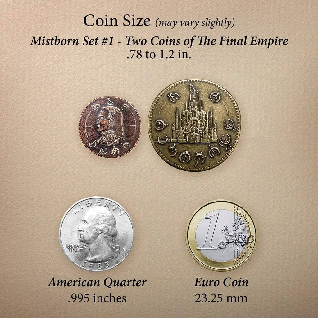 Mistborn Set #1 - Two Coins of The Final Empire