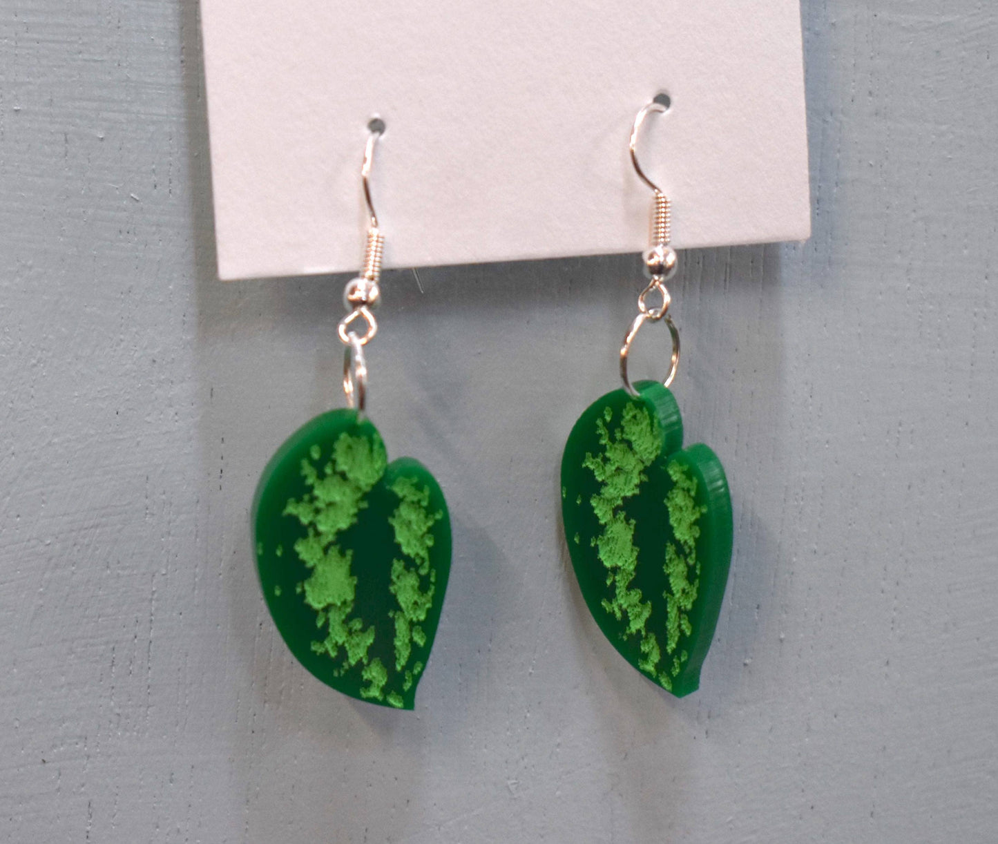 Satin Pothos Earrings