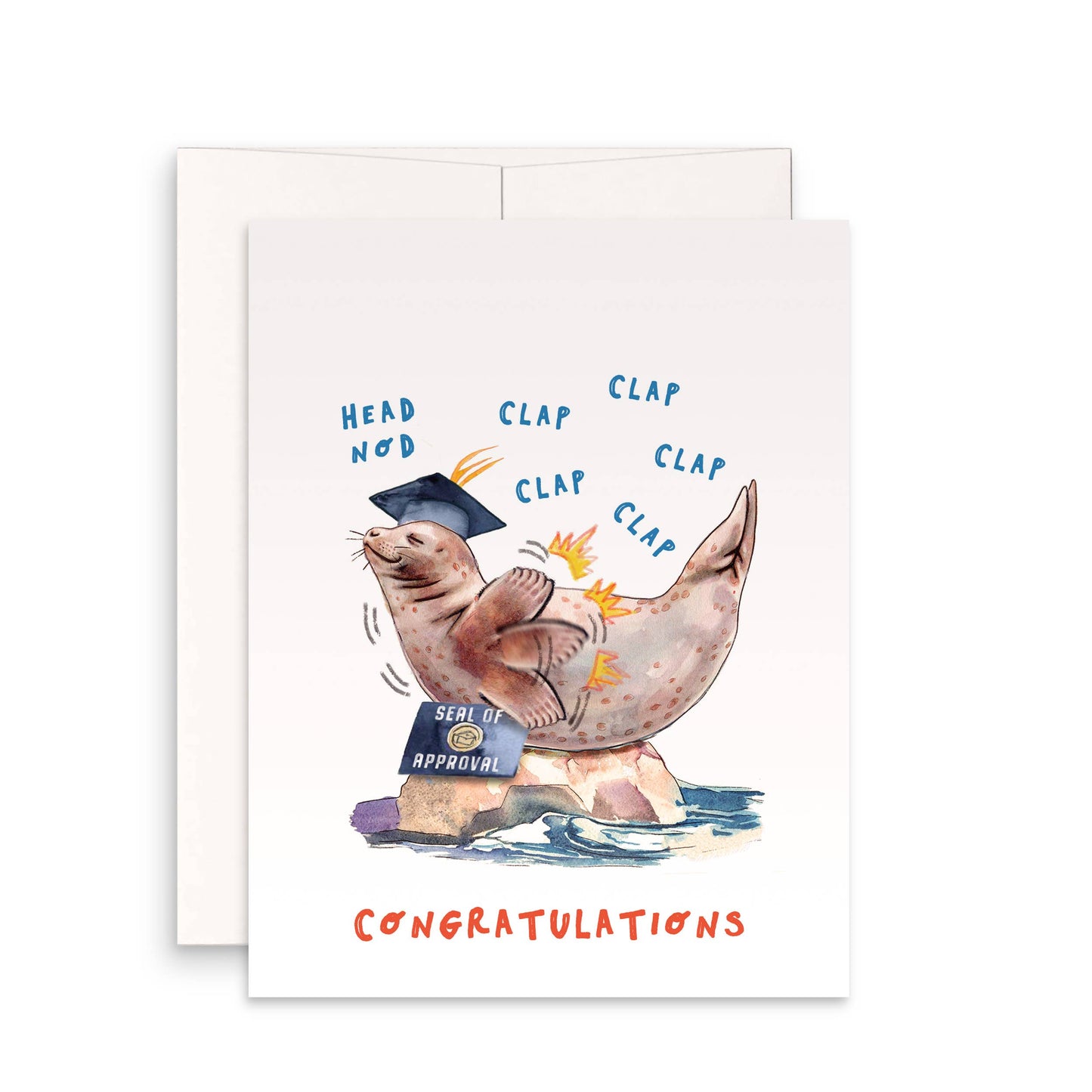 Seal Of Approval Congratulations - Funny Graduation Card