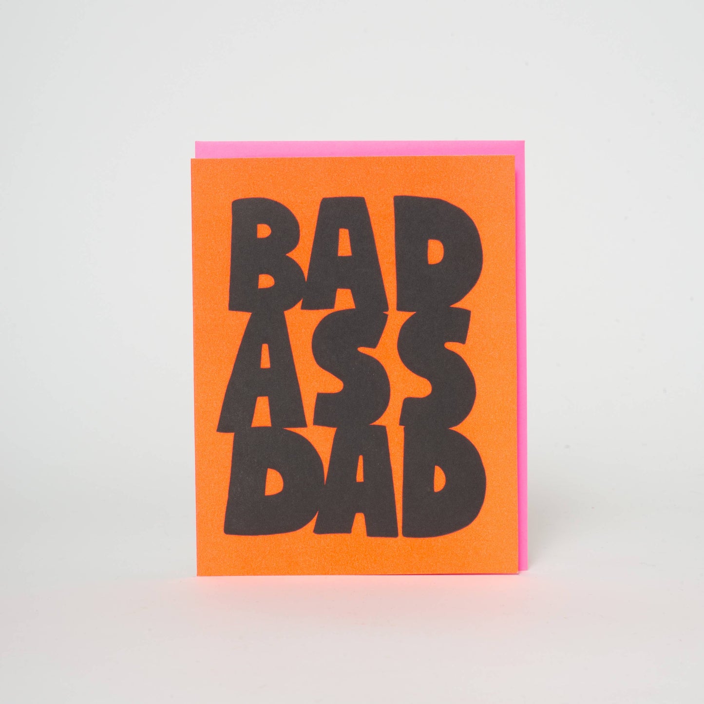 Bad Ass Dad Father's Day Letterpress Card by Ashkahn