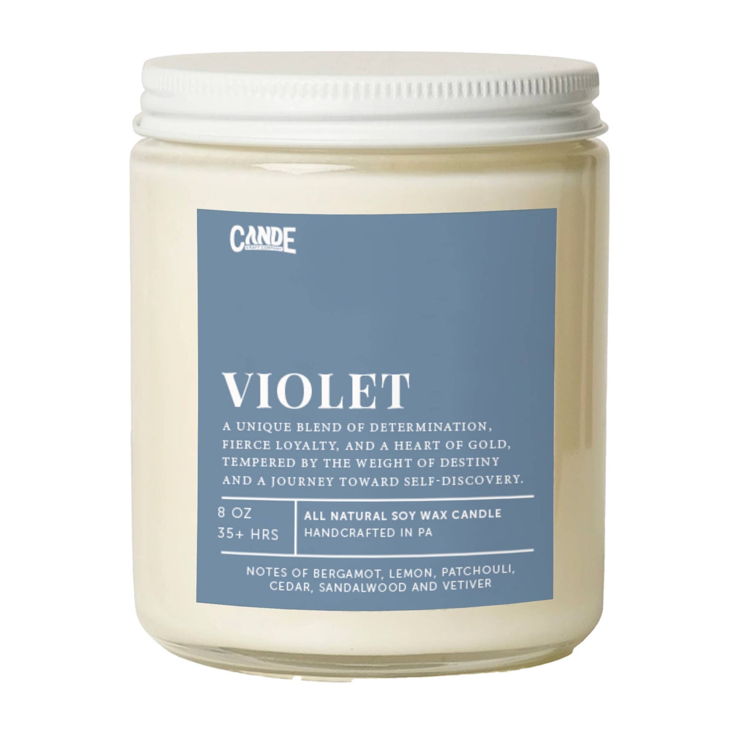 Violet Scented Candle (8 oz.)