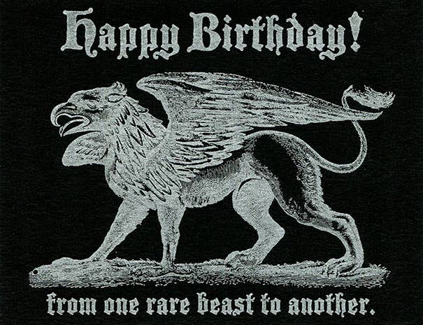 Birthday Beast Greeting Card
