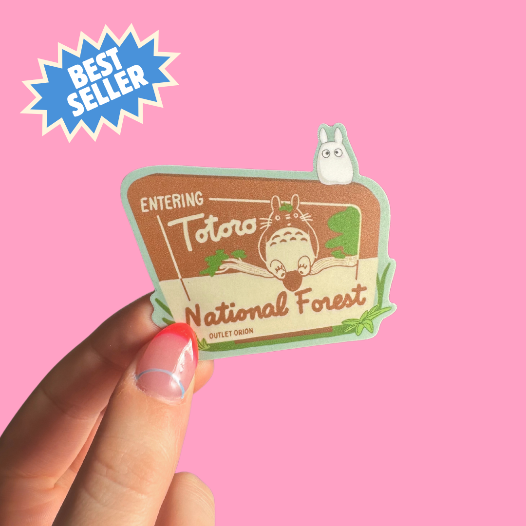 Totoro National Forest Bubble-free sticker