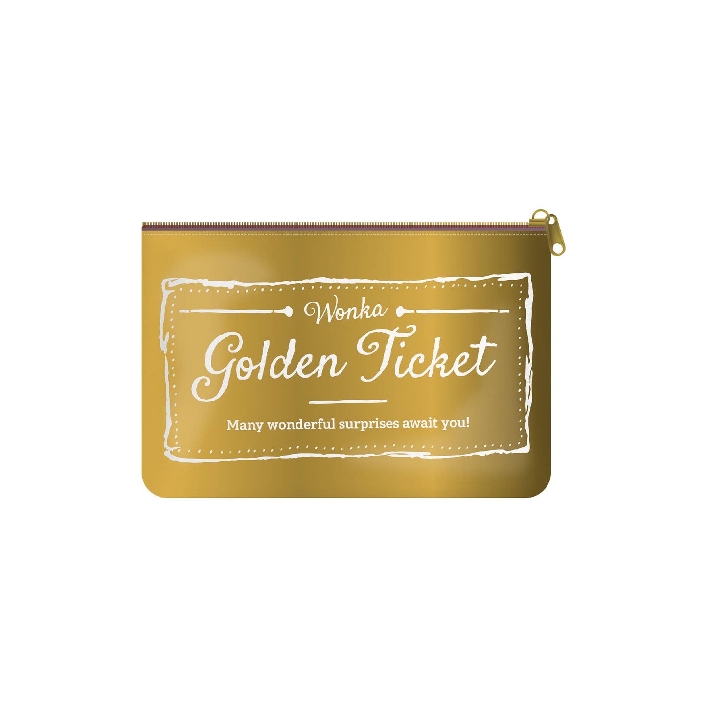 Roald Dahl Charlie Chocolate Factory Golden Ticket Pouch