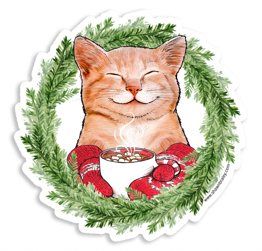 Cocoa Kitty vinyl sticker