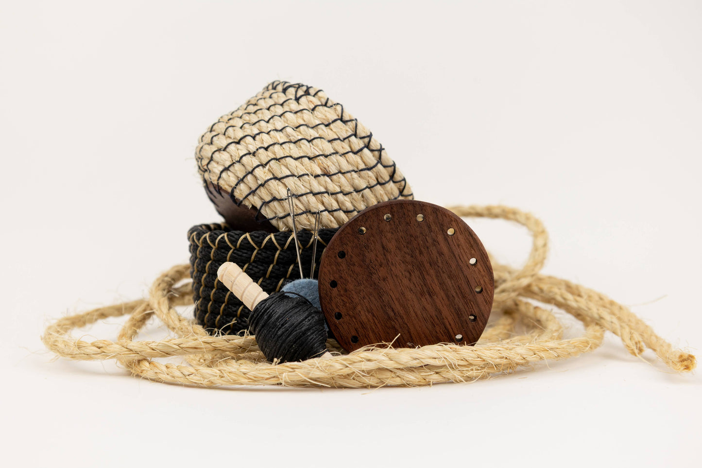 Basket Making Kits: Walnut and sisal