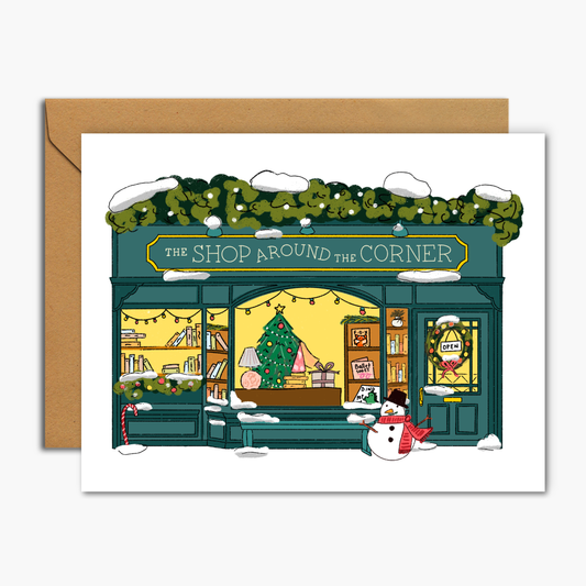 Shop Around The Corner - Winter Season Greeting Card