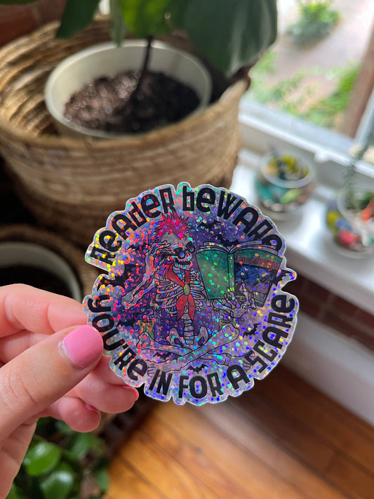 Goosebumps Reader Beware You're In for a Scare Sticker