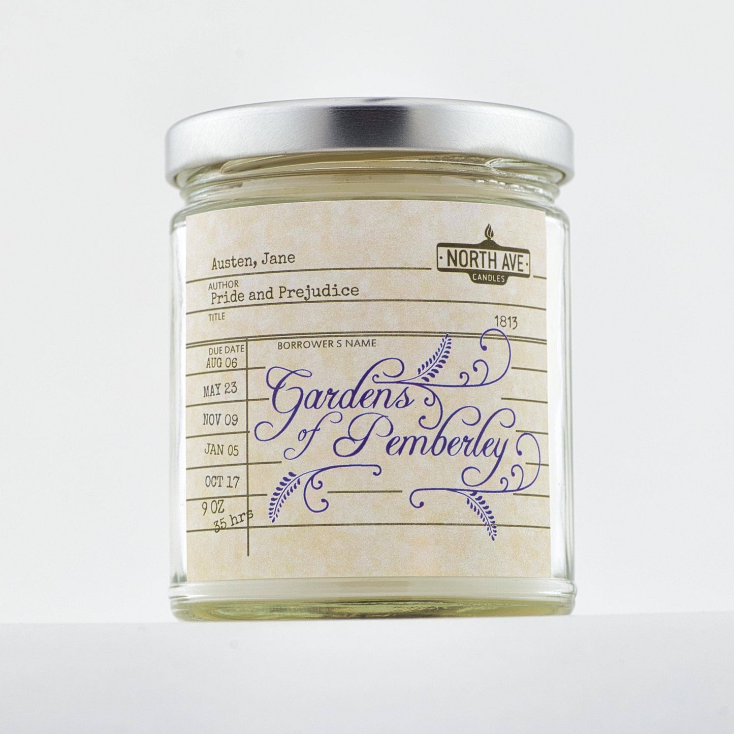 Book Candle / Pride and Prejudice - Gardens of Pemberley