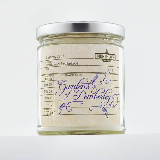 Book Candle / Pride and Prejudice - Gardens of Pemberley