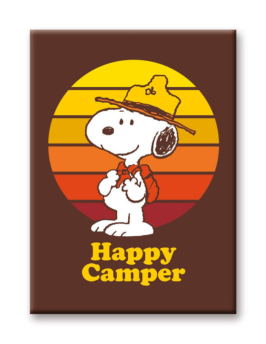 Peanuts Happy Camper Beagle Scouts - Snoopy Flat Magnet (2.5" x 3.5")