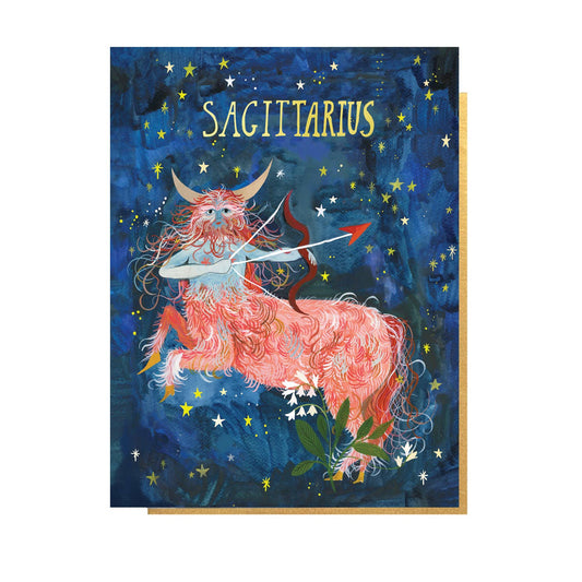 ASTROLOGY SIGN SAGITTARIUS Greeting Card