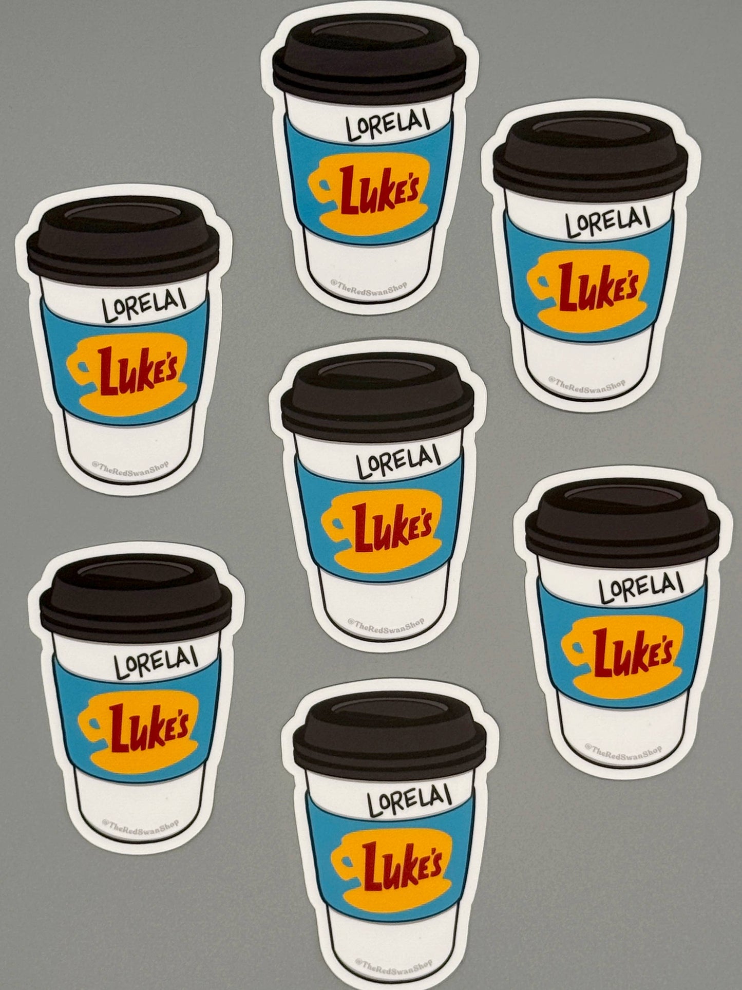 Vinyl Decal - Gilmore Girls - Luke's Cafe Cup
