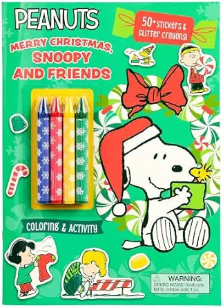 Peanuts: Merry Christmas, Snoopy and Friends (Color & Activity with Crayons)