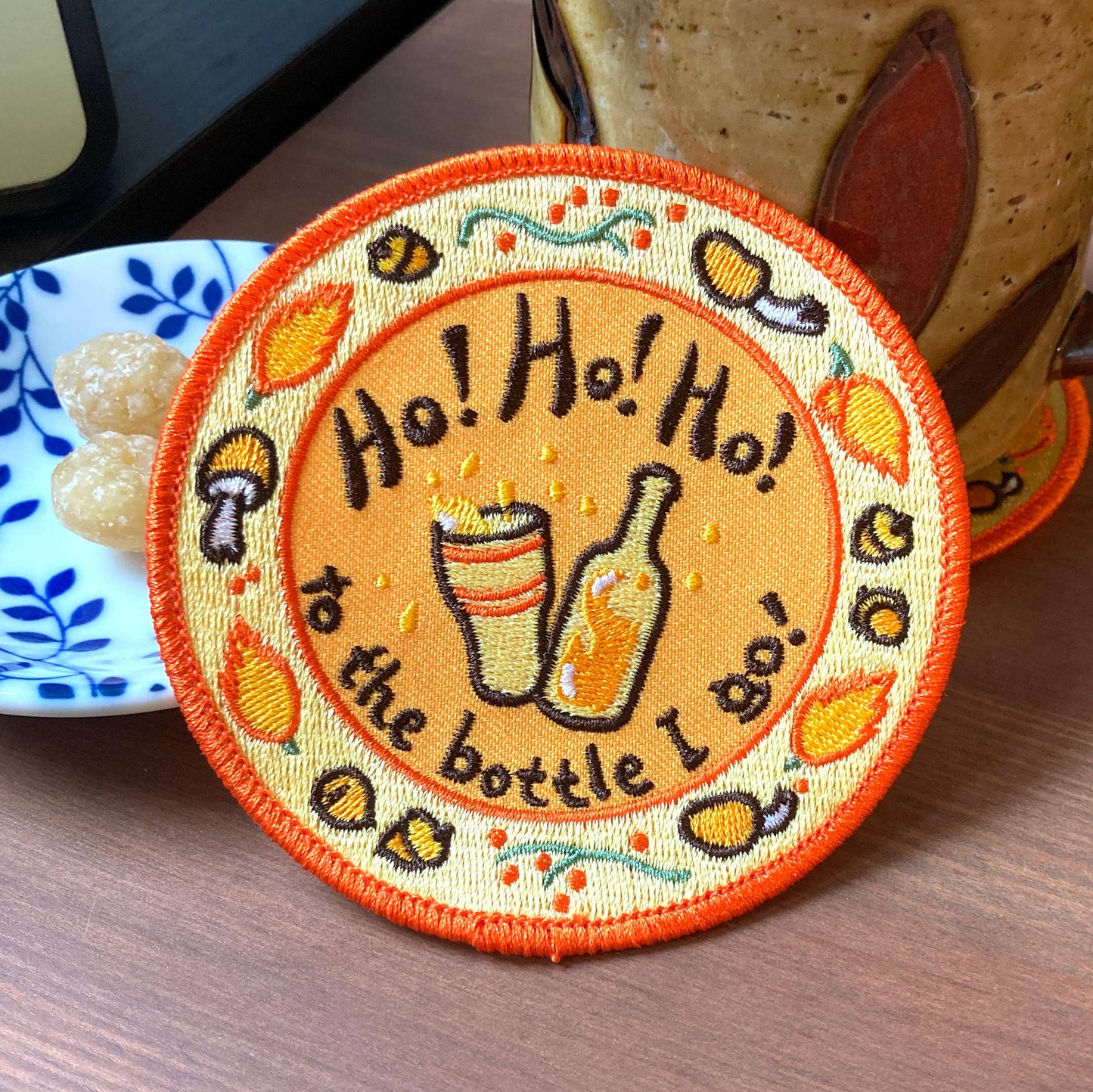 Ho! Ho! Ho! Hobbit Patch Coaster