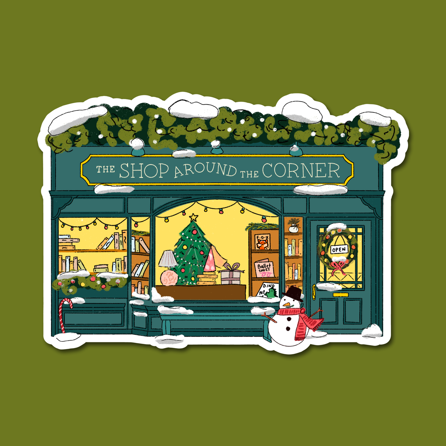 Shop Around The Corner - Winter / Christmas Edition Sticker