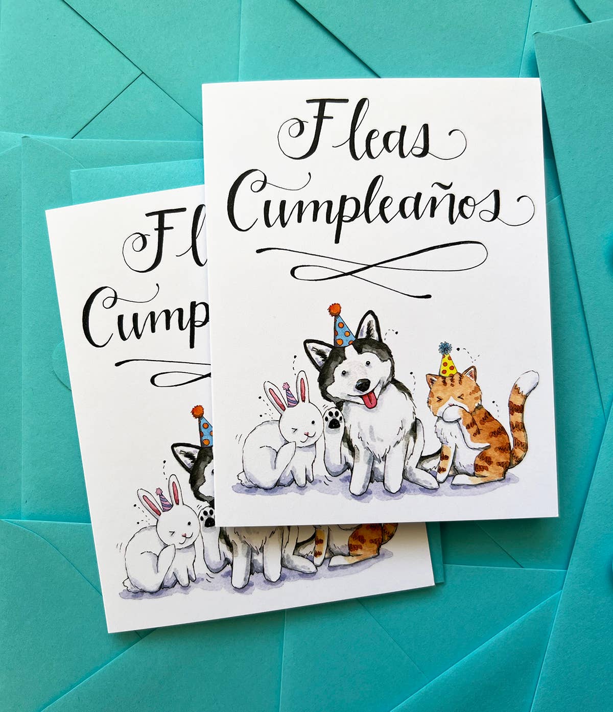 Fleas Cumpleaños Birthday Card