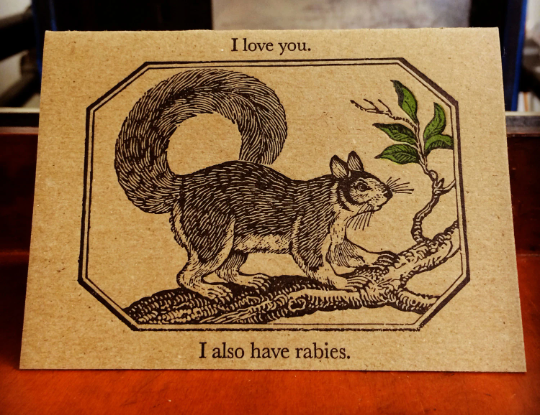 Rabid Love Greeting Card
