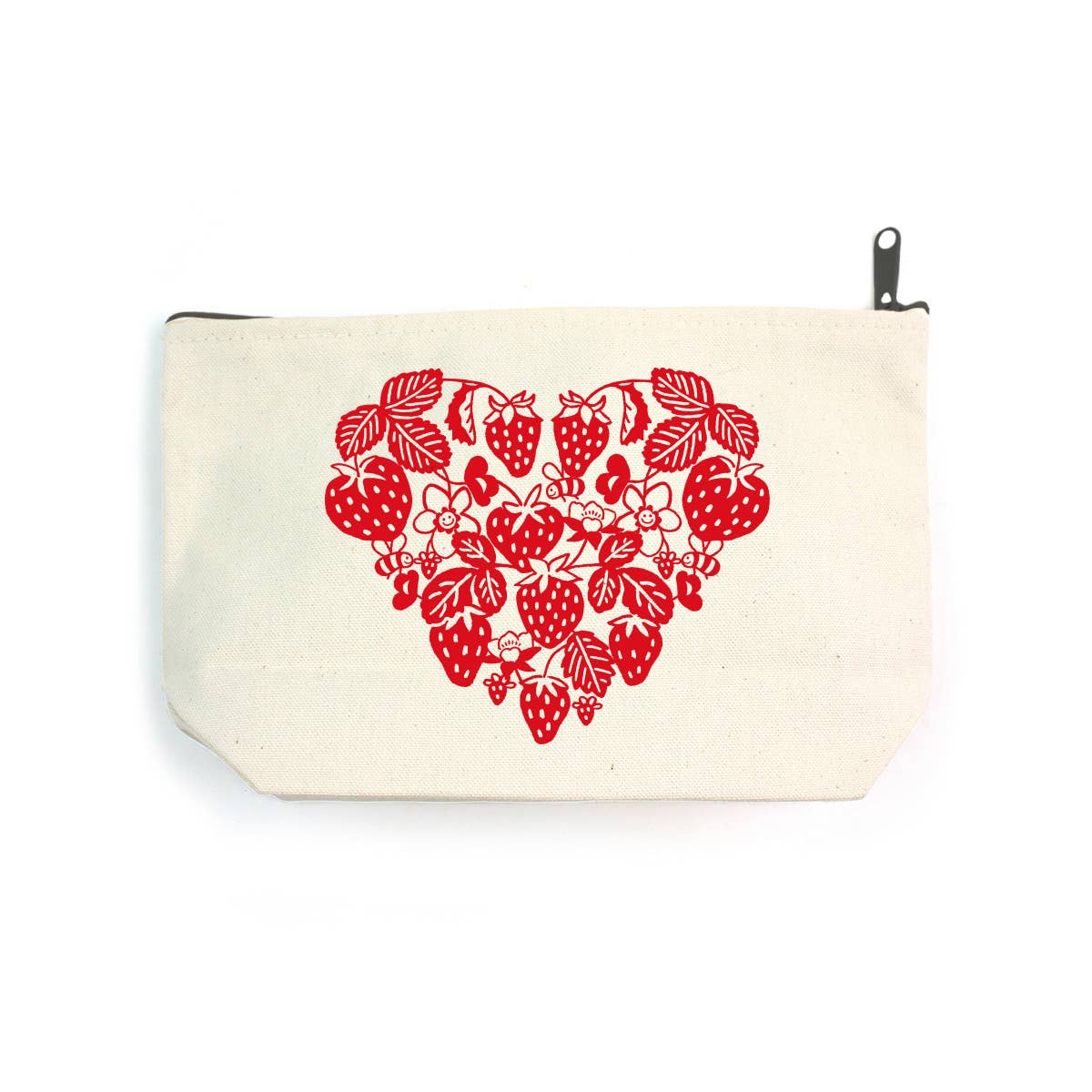 Strawberry Heart Jumbo Pouch